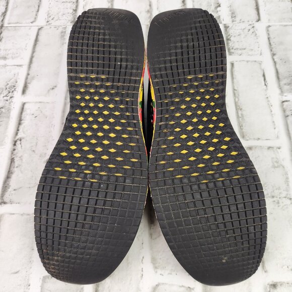 NOBULL Floral Diamond Mesh Runner Men's Size 11 Black Athletic Workout Sneakers - Picture 8 of 10